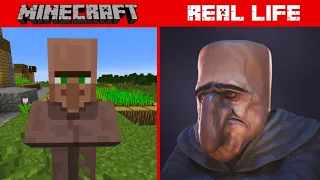 Minecraft Villager in Real Life !!! Minecraft Vs Real Life Animation Part 5