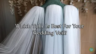 What Veil Will Best Suit Your Bridal Style? | Comparing Wedding Veil Fabrics | Engaging Bridal