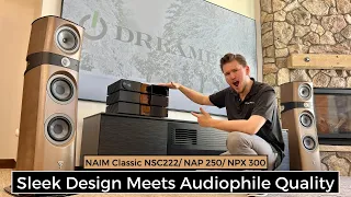 Focal Sopra N°2 Concrete w/ Naim NSC222, NAP250, NPX300 FULL Setup