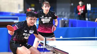 2022年全日本卓球｜混合ダブルス 決勝  張本智和／早田ひな 対 吉村真晴／鈴木李茄