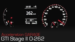 2010 VW Golf GTI Stage 2 (270hp) - 0-262km/h