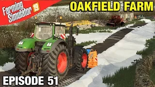 PLOUGHING THE ROADS Farming Simulator 19 Timelapse - Oakfield Farm Seasons FS19 Episode 51