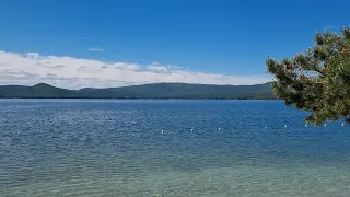 Озеро Тургояк. Посёлок Золотой пляж.