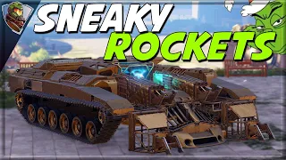 Best way to protect your rocket launchers from getting shot off - Crossout gamaplay