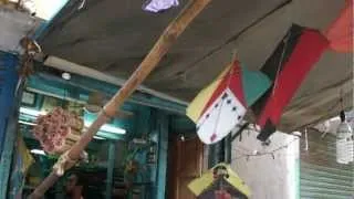 Kite shops in Lal Kuan,Old delhi