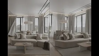 Фон за окном 3DsMax + Corona Render. Способ 1