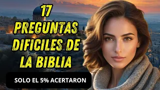 17 PREGUNTAS DE DIVERSOS LIBROS DE LA BIBLIA/ Reto Biblico Divertido