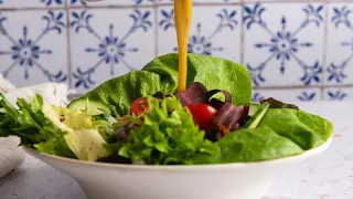 Honig-Senf-Dressing: Salatdressing Basics