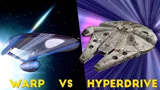 Is Star Wars Hyperdrive Faster than Warp Speed?