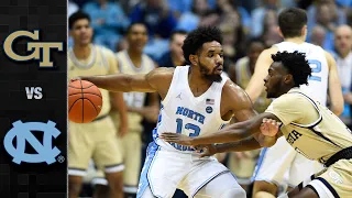 Georgia Tech vs. North Carolina Men's Basketball Highlights (2019-20)