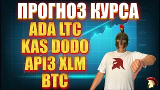 Прогноз курса Bitcoin ADA LTC KAS DODO API3 XLM #bitcoin #crypto #биткоин