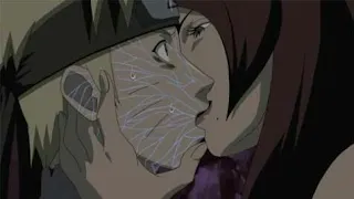 The kiss of Naruto and fuuka