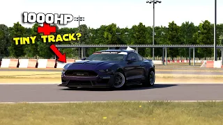 This Crazy 1000HP Mustang Can DRIFT on a TINY TRACK!