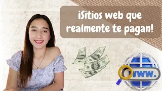 Los 3 mejores sitios web que realmente te pagan!!! DESDE TU CASA