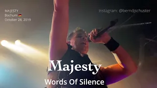 MAJESTY - Words Of Silence @Rockpalast, Bochum, Germany - October 28, 2019 4K LIVE