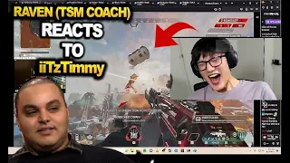 TSM Raven watches iiTzTimmy and reacts to INSANE CLUTCH in algs scrims