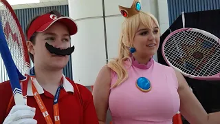 Mario and Princess Peach Interview at Anime Expo Day 1