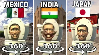 Skibidi Toilet but in Different Countries 360º VR