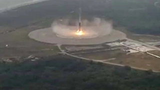 SpaceX 1st Stage Landing Captured By Drone | Video