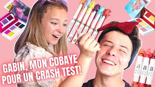 GABIN ME SERT DE COBAYE POUR UN CRASH TEST MAKEUP!