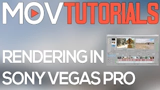 Sony Vegas Pro Render Settings