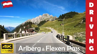 Driving in Austria 22: Arlberg and Flexen Pass | 4K 60fps