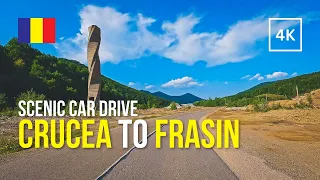 [4K 60fps] Scenic Car Drive In Romania. Driving From Crucea To Frasin, Suceava, Romania