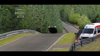 TheGreenHell - Flying Mercedes #assettocorsa #nordschleife