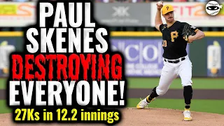 Paul Skenes is DESTROYING hitters. 102 mph GAS! #mlb