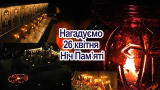 Нагадуємо. 26 квітня Ніч Пам’яті