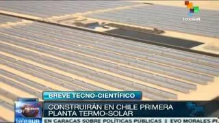 Spanish company is building a thermo-solar plant in Chilean desert