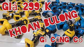 SALE XẢ KHO MÁY KHOAN PIN BULONG, MÁY MÀI CẮT KHOAN BÊ TÔNG @ienmaygiare6555