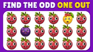 Find the ODD One Out | Emoji Quiz | Easy, Medium, Hard, Impossible #3