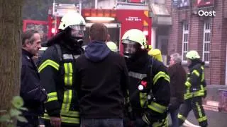 Brandweer Enschede opgeroepen voor hulp bij blussen grote brand in Gronau