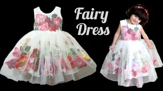 Making of Flower fairy dress