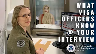 What Visa Officers ALREADY Know at Your Interview