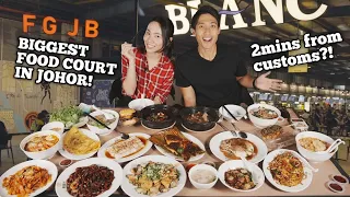 JB Hawker Food Challenge with Alison! | BIGGEST FOOD COURT IN JOHOR! | EATING EVERY SINGLE STALL?!