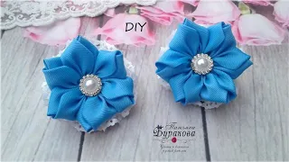 🌺 Цветы из лент 🌺 Резиночки для волос 🌺 Канзаши 🌺 DIY 🌺 Hand мade 🌺 Kanzashi 🌺