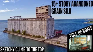 Exploring an ABANDONED 15 STORY TALL GRAIN ELEVATOR in Buffalo, NY