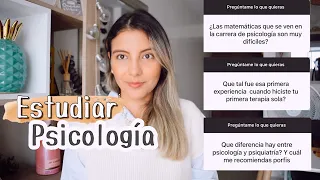 RESPONDO PREGUNTAS ACERCA DE LA CARRERA DE PSICOLOGÍA / Psicóloga Maria Paula