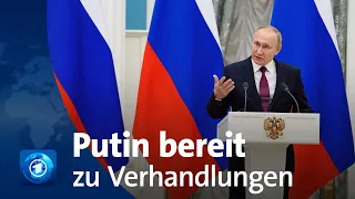 Treffen in Moskau: Putin und Scholz setzen auf Dialog