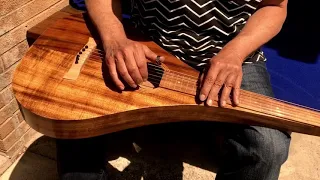 Hawaiian Koa Teardrop Weissenborn Style Guitar
