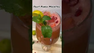 Summer Drink 🍉🥭🍋 Fruit Punch Mocktail | Mixed Fruit | Refreshing Drink #short #summerdrink #drink