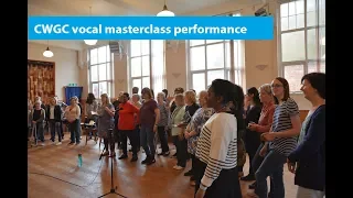 CWGC vocal masterclass performance with Clinton Jordan