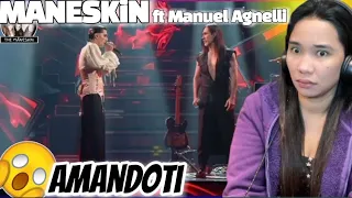 FIRST TIME WATCHING AMANDOTI ft MANUEL AGNELLI MANESKIN REACTION