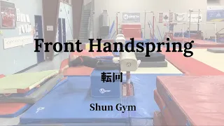 Front Handspring Break down & Useful drills compilation