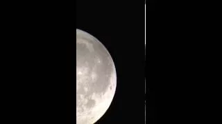 moon - Bresser carbon 70/900 refractor smartfon avi