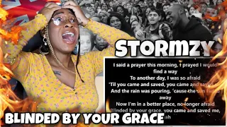 AMERICAN REACTS TO STORMZY- BLINDED BY YOUR GRACE PT2 FOR THE FIRST TIME (WOW)| Favour