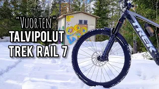 TUHAT kertaa parempaa kuin kotipoluilla || eMTB Trek Rail 7 || Lehtivuori & Naulonvuori [4K]