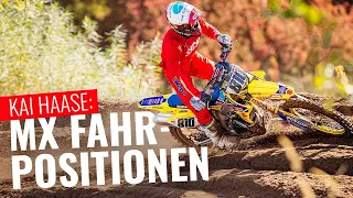 MOTOCROSS FAHRTECHNIK: Grundhaltungen beim Beschleunigen, Bremsen und Springen beim MX mit KAI HAASE